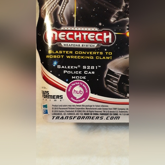 Transformers: Dark of the Moon MechTech Deluxe Weapons system Barricade 2010 - Picture 9 of 13